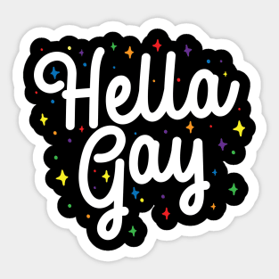 Hella Gay Sticker